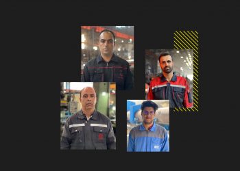 گپی دوستانه با تعدادی از تکنسین ها و کارگران نمونه