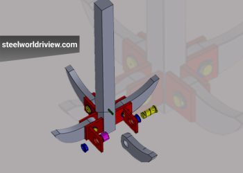 چنگک تخریب سربار دهانه کوره