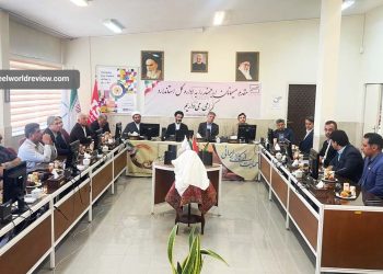 مراسم رونمایی از تیرآهن(IPN)شرکت جهان فولاد غرب، با حضور دکتر حسینی کیا عضو کمیسیون صنایع و‌معادن مجلس شورای اسلامی برگزار شد