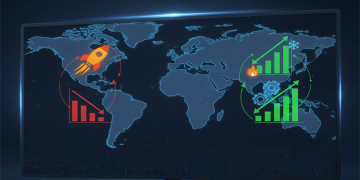 رکوردشکنی هند در برابر عقب‌نشینی تاریخی چین