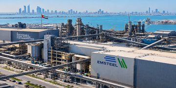 صادرات محصولات فولادی EMSTEEL امارات به بیش از ۷۰ بازار جهان